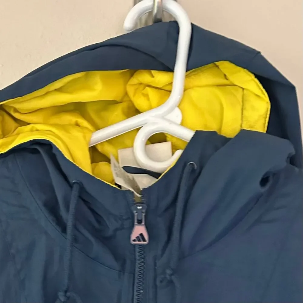 Vintage Adidas winter jacket full zip embroidered logo back 90s streetwear XL